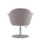Manhattan Comfort Voyager Swivel Adjustable Accent Chair in Barley and Brushed Metal, PK2 2-AC051-BA - alternate 6